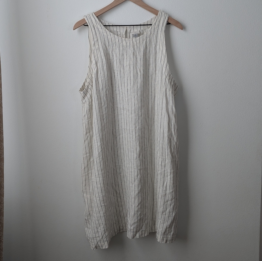 ❤️ A New Day Women's XL Linen Blend Tank Dress